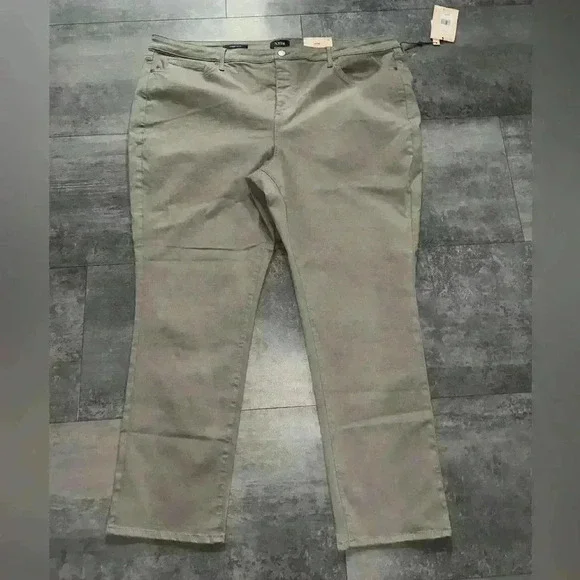 NYDJ Sheri Slim Jean Saddlewood Size - Picture 2 of 8